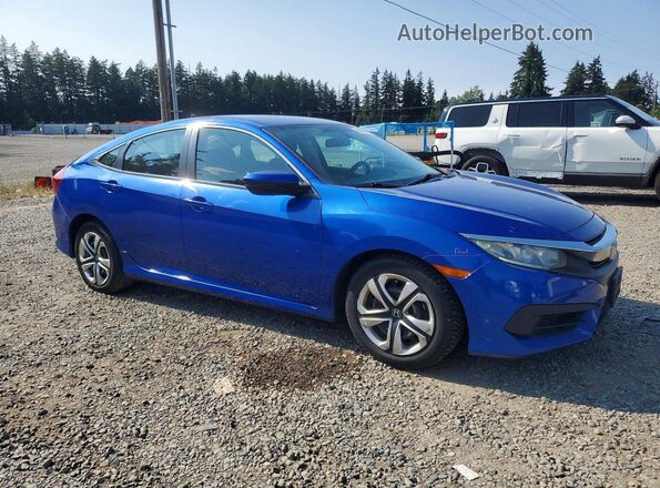 2HGFC2F52JH527424 2018 HONDA CIVIC Blue Передня права чверть