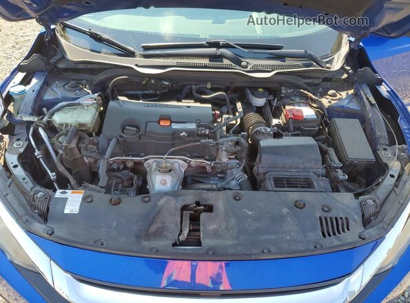 2HGFC2F52JH527424 2018 HONDA CIVIC Blue Вид задньої частини салону