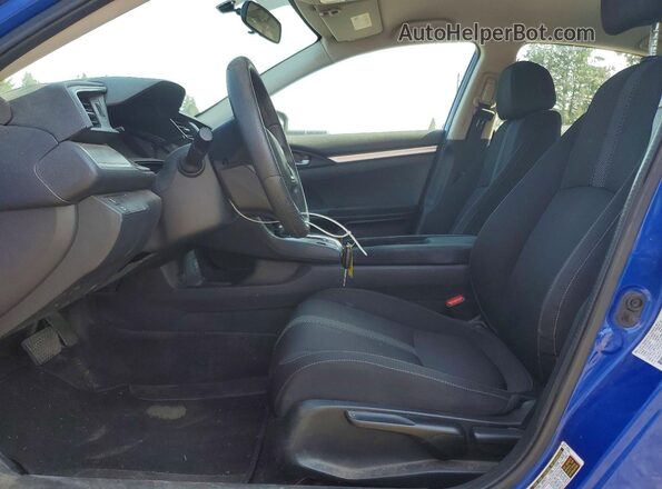 2HGFC2F52JH527424 2018 HONDA CIVIC Blue Вид салону спереду