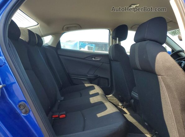 2HGFC2F52JH527424 2018 HONDA CIVIC Blue Вид задніх сидінь