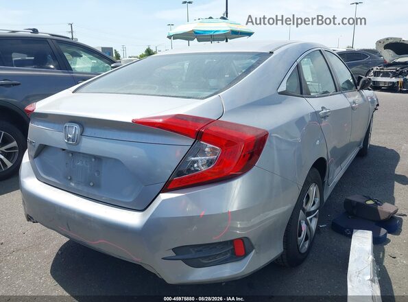 2HGFC2F52JH537547 2018 HONDA CIVIC Silver უკანა მარჯვენა