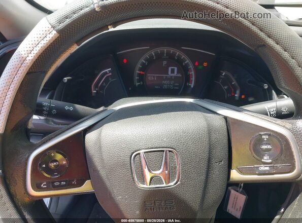 2HGFC2F52JH537547 2018 HONDA CIVIC Silver უკანა სავარძლების ხედი