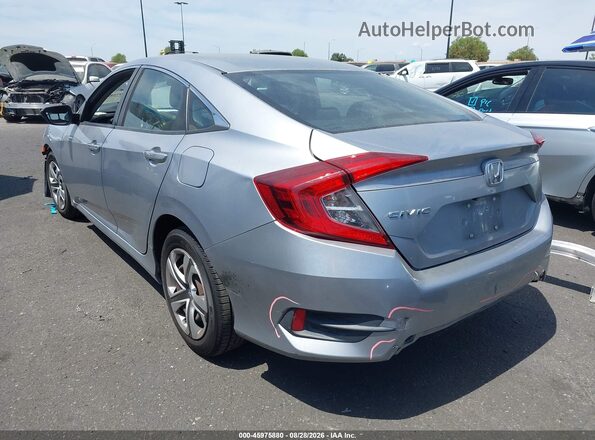 2HGFC2F52JH537547 2018 HONDA CIVIC Silver უკანა მარცხენა