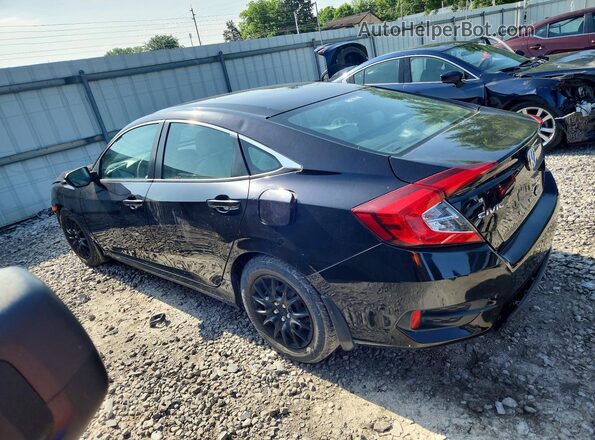 2HGFC2F52JH591348 2018 HONDA CIVIC Black უკანა მარცხენა