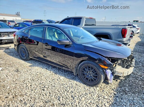 2HGFC2F52JH591348 2018 HONDA CIVIC Black წინა მარჯვენა