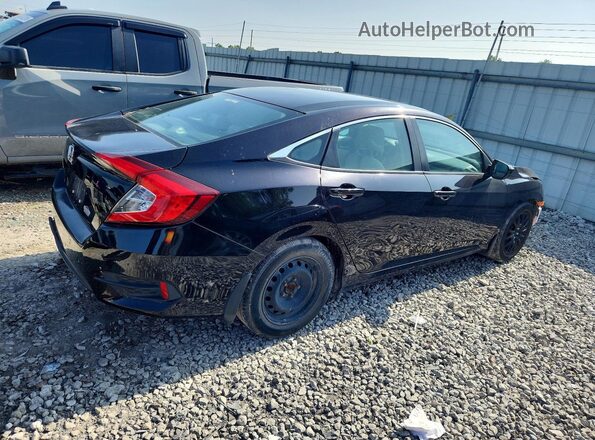 2HGFC2F52JH591348 2018 HONDA CIVIC Black უკანა მარჯვენა