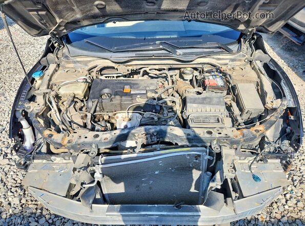 2HGFC2F52JH591348 2018 HONDA CIVIC Black უკანა სალონის ხედი
