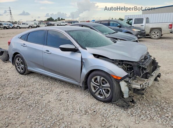 2HGFC2F52JH602851 2018 HONDA CIVIC Silver Przód prawy