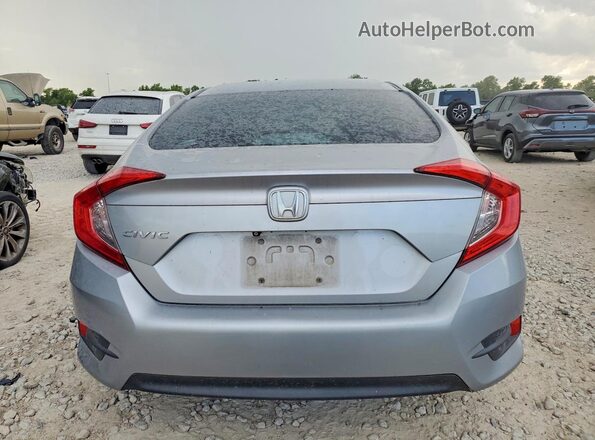 2HGFC2F52JH602851 2018 HONDA CIVIC Silver Widok z tyłu