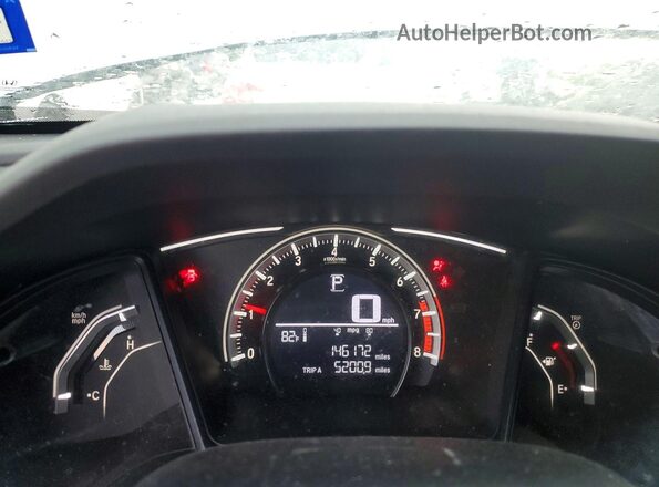 2HGFC2F52JH602851 2018 HONDA CIVIC Silver Widok zestawu wskaźników
