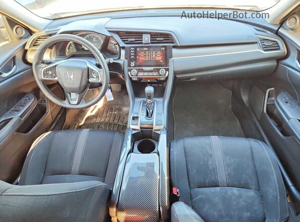 2HGFC2F52KH001750 2019 HONDA CIVIC Silver Vista del salpicadero