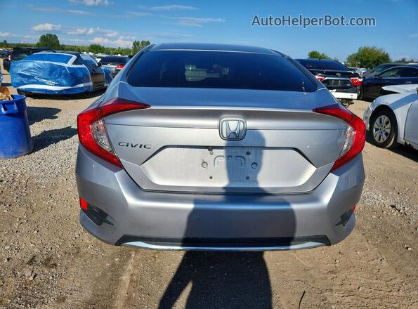 2HGFC2F52KH001750 2019 HONDA CIVIC Silver Vista trasera