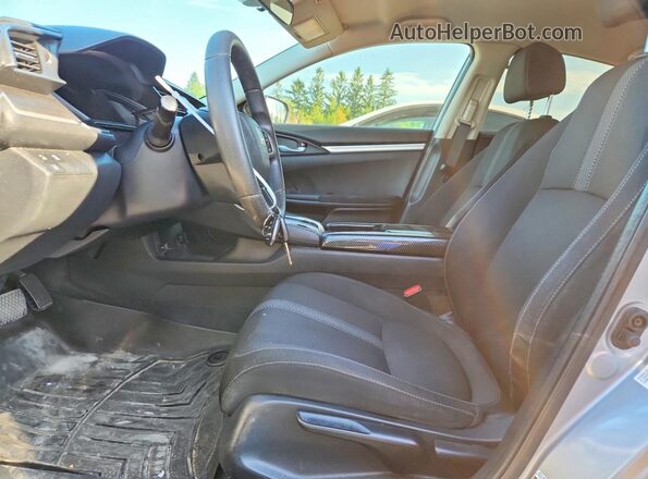 2HGFC2F52KH001750 2019 HONDA CIVIC Silver Vista interior delantera