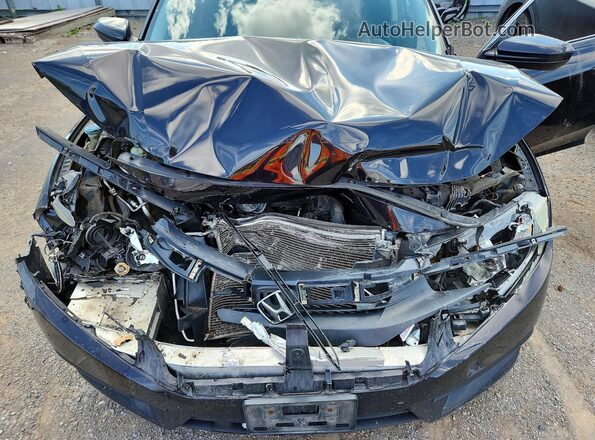2HGFC2F53GH022999 2016 HONDA CIVIC Black უკანა სალონის ხედი
