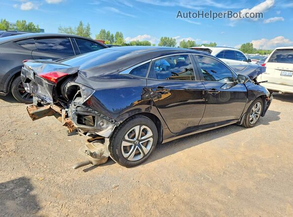 2HGFC2F53GH022999 2016 HONDA CIVIC Black უკანა მარჯვენა