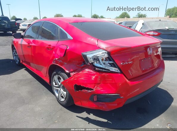 2HGFC2F53GH537839 2016 HONDA CIVIC Red Trasero izquierdo