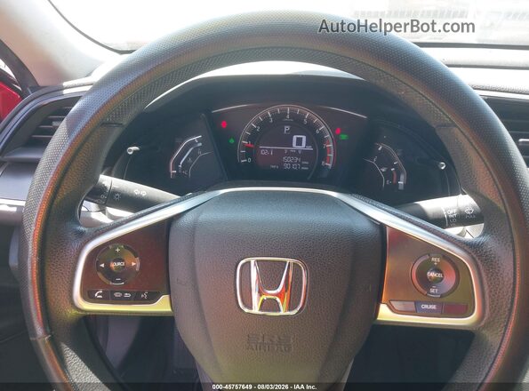 2HGFC2F53GH537839 2016 HONDA CIVIC Red Vista de los asientos traseros