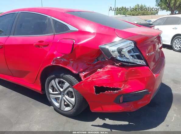 2HGFC2F53GH537839 2016 HONDA CIVIC Red Vista frontal