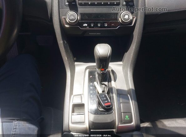 2HGFC2F53GH537839 2016 HONDA CIVIC Red Vista del salpicadero