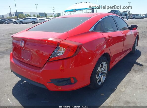 2HGFC2F53GH537839 2016 HONDA CIVIC Red Trasero derecho