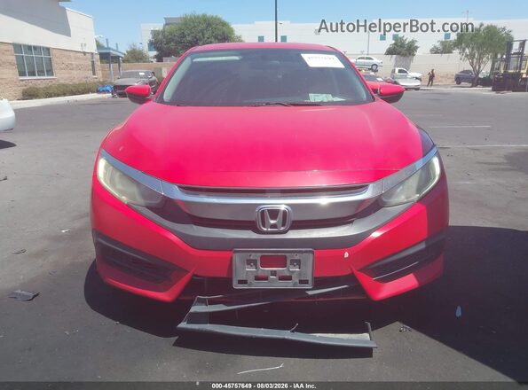 2HGFC2F53GH537839 2016 HONDA CIVIC Red Vista interior trasera