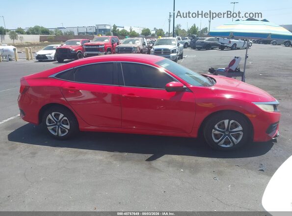 2HGFC2F53GH537839 2016 HONDA CIVIC Red Vista interior de 360 grados