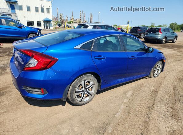 2HGFC2F53HH016718 2017 HONDA CIVIC Синий Задняя правая четверть