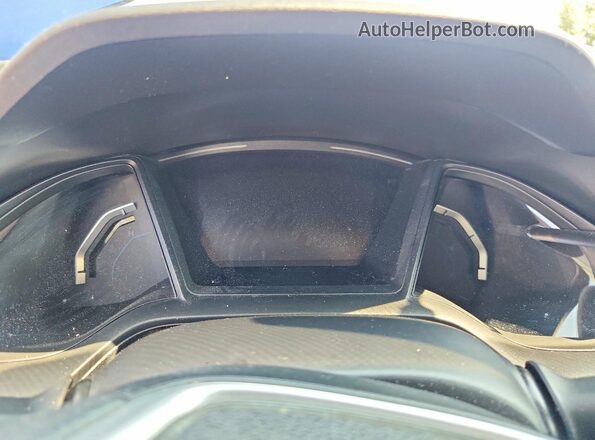 2HGFC2F53HH016718 2017 HONDA CIVIC Синий Вид щитка приборов