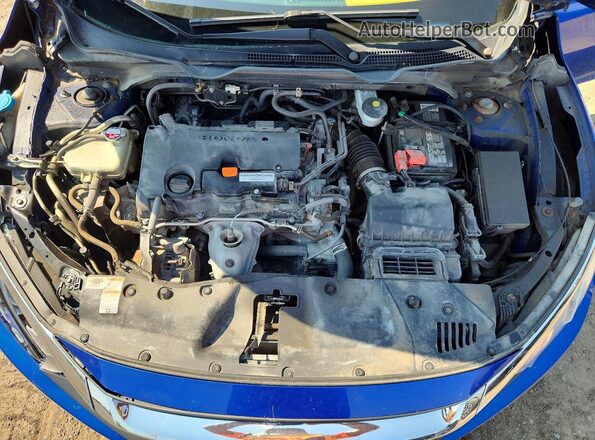 2HGFC2F53HH016718 2017 HONDA CIVIC Синий Вид задней части салона