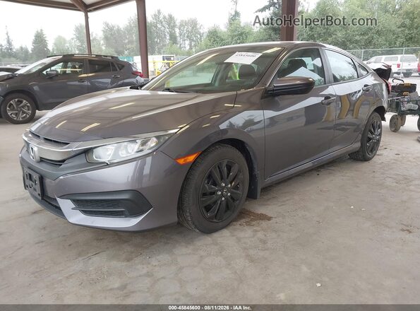 2HGFC2F53HH509959 2017 HONDA CIVIC Gray Vista tres cuartos delantera izquierda