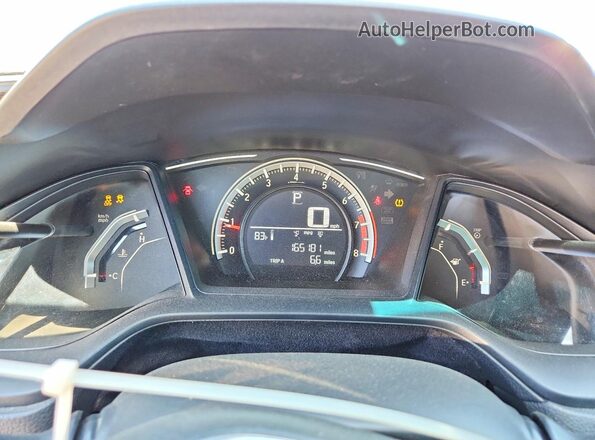 2HGFC2F53HH518323 2017 HONDA CIVIC Gray Սարքավորումների վահանակի տեսք