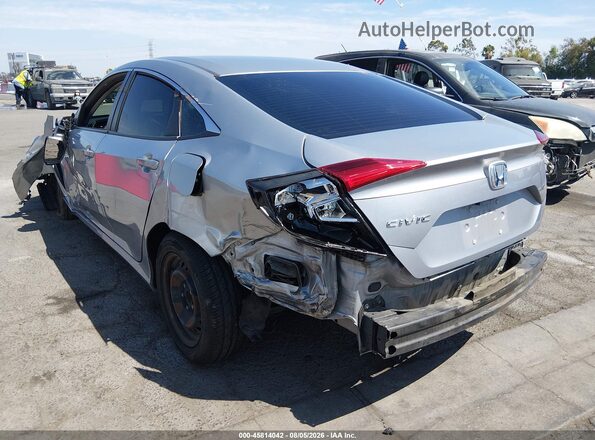 2HGFC2F53HH530309 2017 HONDA CIVIC Silver Trasero izquierdo