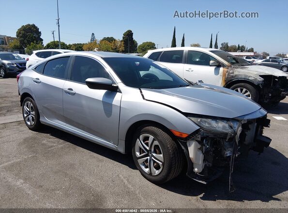 2HGFC2F53HH530309 2017 HONDA CIVIC Silver Vista interior trasera