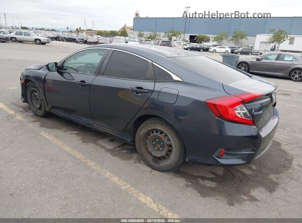 2HGFC2F53HH534425 2017 HONDA CIVIC Серый Задняя левая четверть