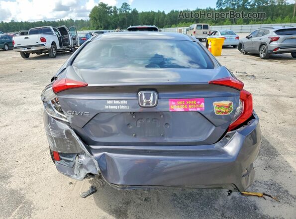 2HGFC2F53HH555128 2017 HONDA CIVIC Gray Widok z tyłu