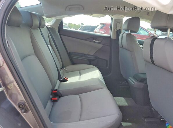 2HGFC2F53HH555128 2017 HONDA CIVIC Gray Widok tylnych siedzeń
