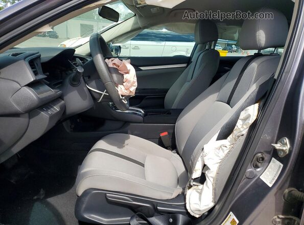 2HGFC2F53HH555128 2017 HONDA CIVIC Gray Widok wnętrza z przodu
