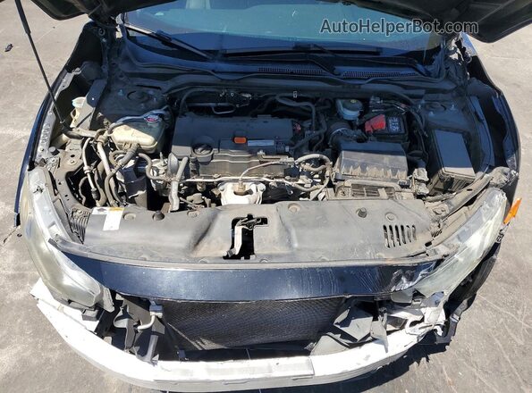 2HGFC2F53HH574438 2017 HONDA CIVIC Black Սալոնի հետևի տեսք