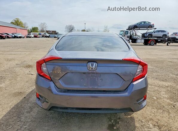 2HGFC2F53JH022511 2018 HONDA CIVIC Gray Widok z tyłu