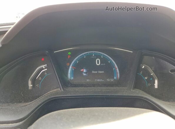 2HGFC2F53JH022511 2018 HONDA CIVIC Gray Widok zestawu wskaźników