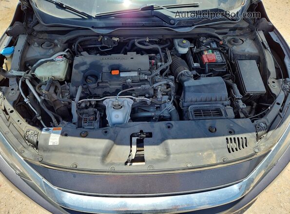 2HGFC2F53JH520501 2018 HONDA CIVIC Gray უკანა სალონის ხედი