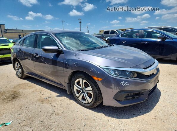 2HGFC2F53JH520501 2018 HONDA CIVIC Gray წინა მარჯვენა
