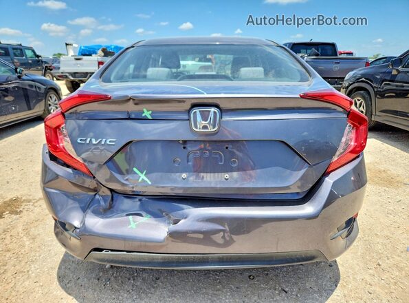 2HGFC2F53JH520501 2018 HONDA CIVIC Gray უკანა ხედი