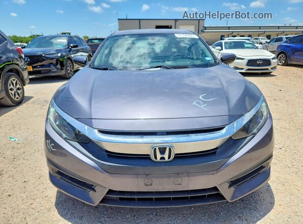 2HGFC2F53JH520501 2018 HONDA CIVIC Gray წინა ხედი