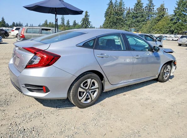 2HGFC2F53JH525231 2018 HONDA CIVIC Silver Tył prawy