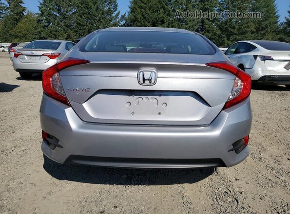 2HGFC2F53JH525231 2018 HONDA CIVIC Silver Widok z tyłu