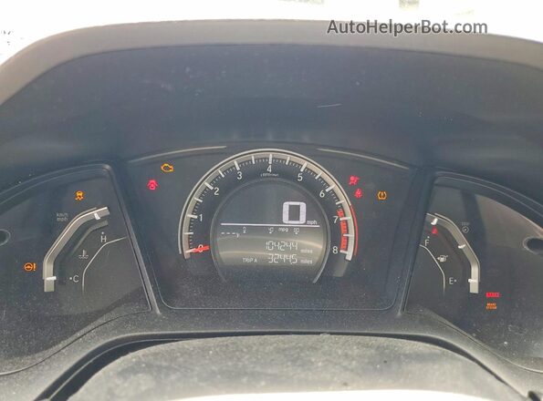 2HGFC2F53JH538626 2018 HONDA CIVIC Black Vista del cuadro de instrumentos