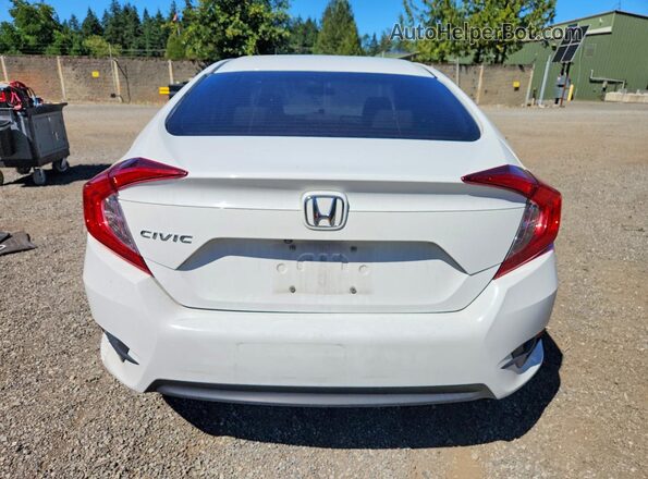 2HGFC2F54GH519818 2016 HONDA CIVIC White Вид ззаду