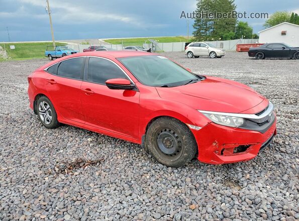 2HGFC2F54GH544735 2016 HONDA CIVIC Red წინა მარჯვენა