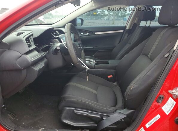 2HGFC2F54GH544735 2016 HONDA CIVIC Red წინა სალონის ხედი